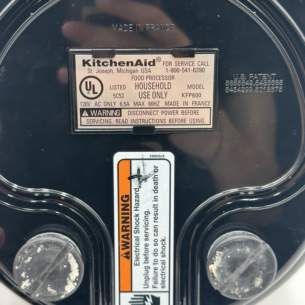 KitchenAid food processor KFP600 0B Base Works! - Picture 9 of 9
